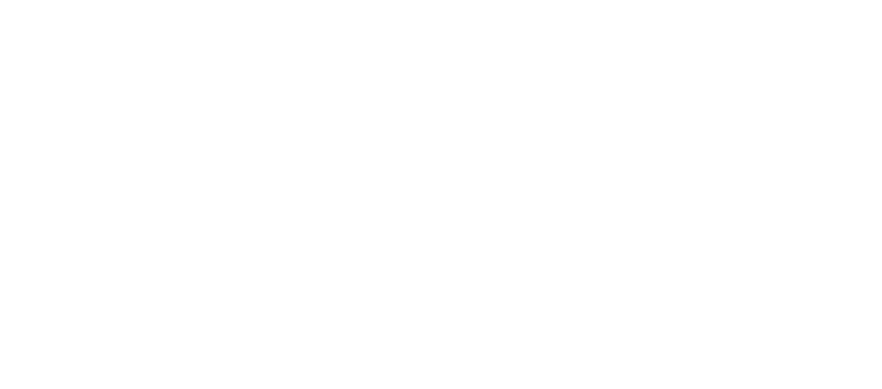 Marin's Concrete logo in white - the word "Marin's" is stacked on top of the word "Concrete" and there's a background behind the word "concrete" that looks like an abstract driveway, leading up to a house-shaped icon